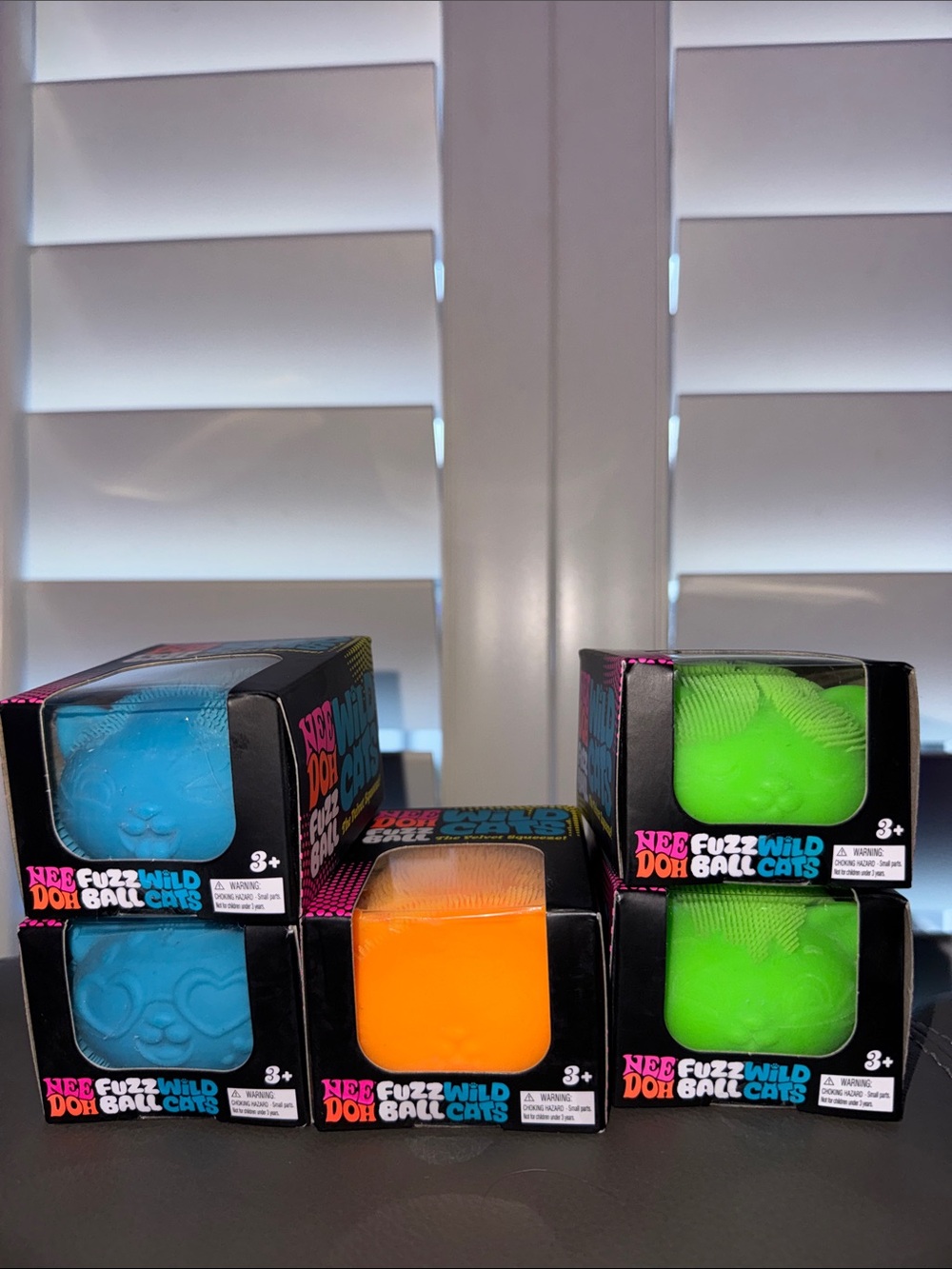 NEEDOH FUZZ BALL WILD Cats - Neon Assorted Colors CHOOSE 1‼️
